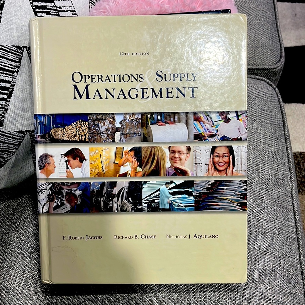 Operations & Supply Management 12th edition- McGraw Hill